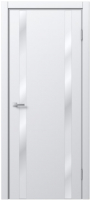 Дверь межкомнатная MDF Techno Stefany 5006 90x200 (белый/зеркало) - 