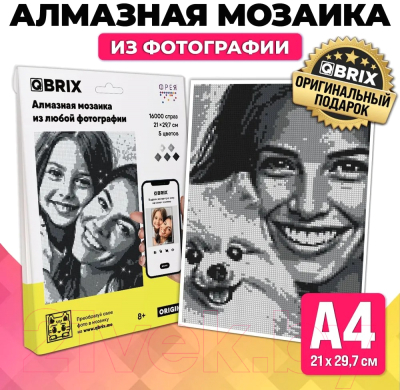 Набор алмазной вышивки QBRIX Original 40001