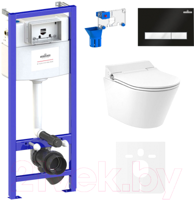 

Унитаз подвесной с инсталляцией Lavinia Boho, Smart V-Clean 87561190