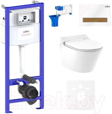

Унитаз подвесной с инсталляцией Lavinia Boho, Smart V-Clean 87561192