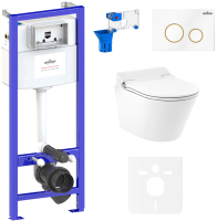 

Унитаз подвесной с инсталляцией Lavinia Boho, Smart V-Clean 87561199