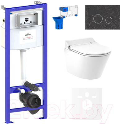 

Унитаз подвесной с инсталляцией Lavinia Boho, Smart V-Clean 87561201