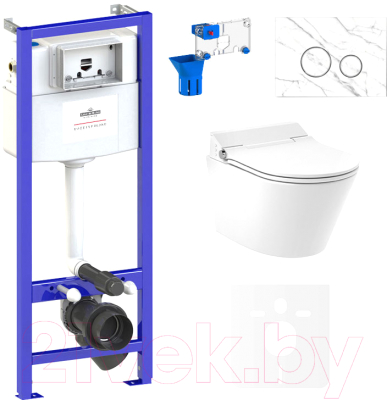 

Унитаз подвесной с инсталляцией Lavinia Boho, Smart V-Clean 87561203