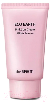 Крем солнцезащитный The Saem Eco Earth Pink Sun Cream EX (50мл)