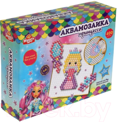 

Набор для творчества MultiArt, Аквамозаика Принцесса / AQUABEADS400-MULART6