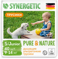 Подгузники-трусики детские Synergetic Pure&Nature 5 Junior (40шт) - 
