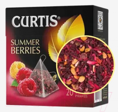 Чай пакетированный Curtis Summer Berries Каркаде (20пир)