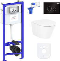 

Унитаз подвесной с инсталляцией Lavinia Boho, Relfix Biore Rimless 87040108