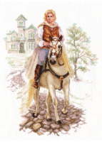 Набор для вышивания Алиса Юноша на белом коне / 4-17 - 