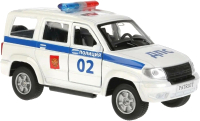 Автомобиль игрушечный Технопарк UAZ Patriot Полиция / SB-17-81-UP-P(W)-WB - 