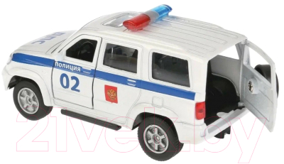 Автомобиль игрушечный Технопарк UAZ Patriot Полиция / SB-17-81-UP-P(W)-WB
