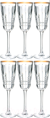 

Набор бокалов Cristal d'Arques, Rendez-Vous Gold / L8234