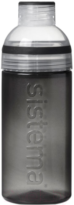Бутылка для воды Sistema Трио / 830 (580мл, черный)