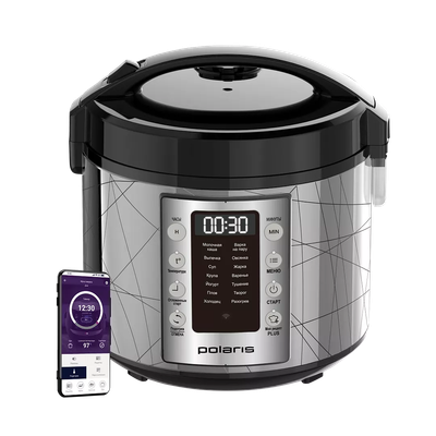Мультиварка Polaris PMC 5020 Wi Fi IQ Home (серебристый) - 