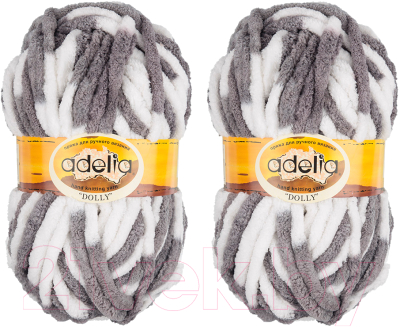 

Набор пряжи для вязания Adelia, Dolly 100г 40м