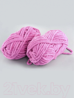 Набор пряжи для вязания Adelia Dolly 100г 40м (ярко-розовый, 2 мотка)