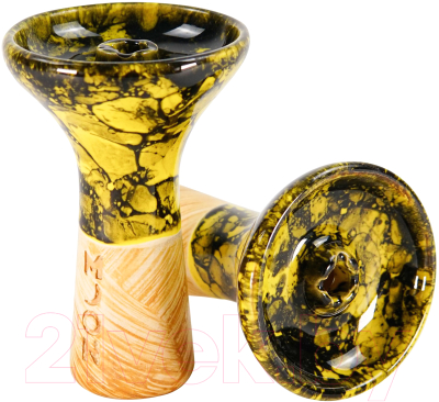 Чаша для кальяна Moon Hookah Phunnel Marble Yellow Black / AHR01840