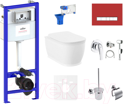 

Унитаз подвесной с инсталляцией Lavinia Boho, Relfix Bell Pro Rimless 75110485