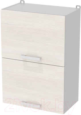 Шкаф навесной для кухни Интерлиния Компо ВШ50-720-2дг (вудлайн кремовый)