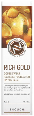 Тональный крем Enough Premium Rich Gold Double Wear Radiance Foundation №23 (100мл)