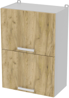 Шкаф навесной для кухни Интерлиния Компо ВШ50-720-2дг (дуб золотой) - 
