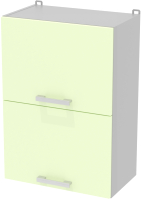 Шкаф навесной для кухни Интерлиния Компо ВШ50-720-2дг (салатовый) - 