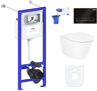 

Унитаз подвесной с инсталляцией Lavinia Boho, Relfix Biore Rimless 87050184