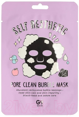 Маска для лица тканевая G9Skin Self Aesthetic Pore Clean Bubble Mask
