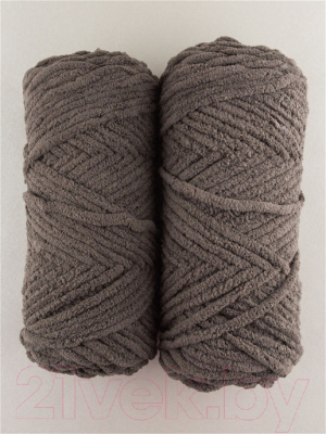 Набор пряжи для вязания Adelia Mimi 100г 80м (темно-серый, 2 мотка)