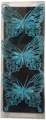 Изображение товара Набор елочных игрушек Волшебная страна Бабочки / 007791 (3шт)