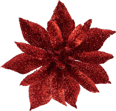 Набор елочных игрушек Волшебная страна Цветок / 007792 (3шт, красный) - 