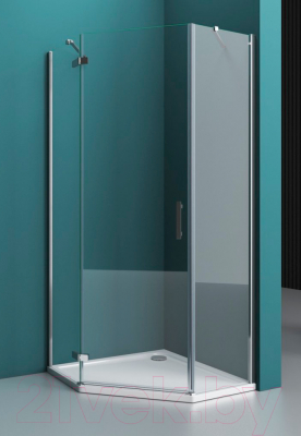 Душевой уголок BelBagno KRAFT-P-1-100-C-Cr-L