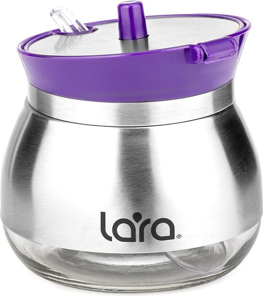 Сахарница Lara С дозатором LR08-34 (фиолетовый)