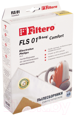 Комплект пылесборников для пылесоса Filtero Comfort FLS 01 S-bag (4шт)