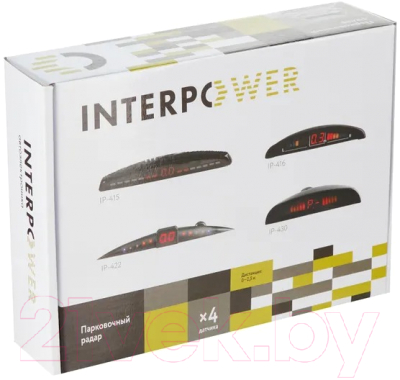 Парковочный радар Interpower IP-422 (серебристый)