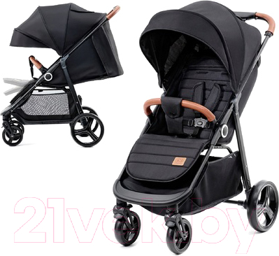Изображение товара Детская прогулочная коляска KinderKraft Grande (Black)