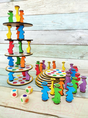 Изображение товара Настольная игра ToySib Падающая башня / TS-03031