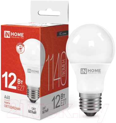 Лампа INhome LED-A60-VC / 4690612020242