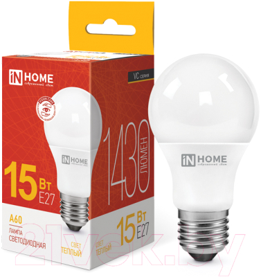Лампа INhome LED-A60-VC / 4690612020266