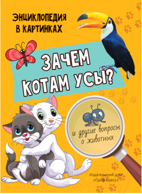 Энциклопедия Проф-Пресс Зачем котам усы?