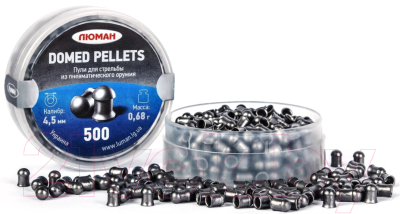 Пульки для пневматики Люман Domed Pellets 0.68г (500шт)