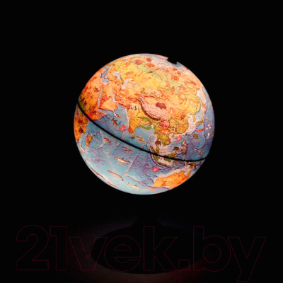 Глобус Globen Зоогеографический с подсветкой / k012100206