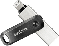 Usb flash накопитель SanDisk iXpand Flash Drive Go 128Gb (SDIX60N-128G-GN6NE) - 