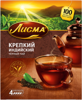 Чай пакетированный Лисма Крепкий / 201943 (100пак) - 