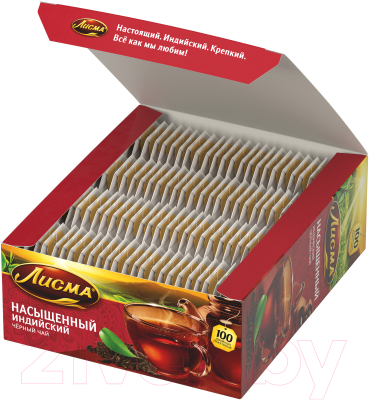 Чай пакетированный Лисма Насыщенный / 202027 (100пак)