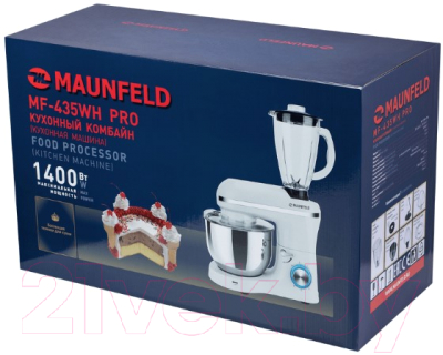 Кухонный комбайн Maunfeld MF-435WH Pro