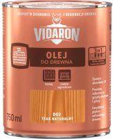 

Масло для древесины Vidaron, D02 Натуральный тик