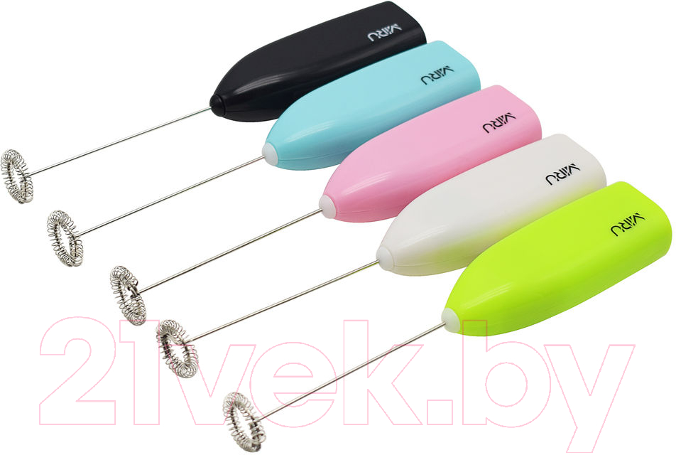 Вспениватель молока Miru Milk Frother KA044 (светло-розовый) — фото 4