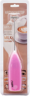 Вспениватель молока Miru Milk Frother KA044 (светло-розовый)