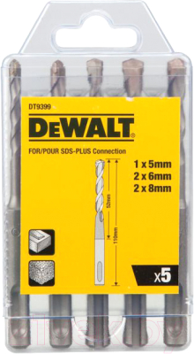 

Набор буров DeWalt, DT9396-QZ